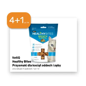 VetiQ Przysmaki dla kociąt oddech i zęby PROMOCJA 4 + 1