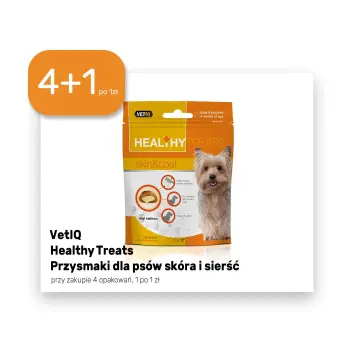 VetiQ Przysmaki dla psów skóra i sierść PROMOCJA 4 + 1